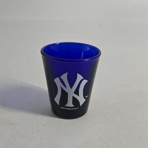 New York Yankees Logo Blue Shot Glass